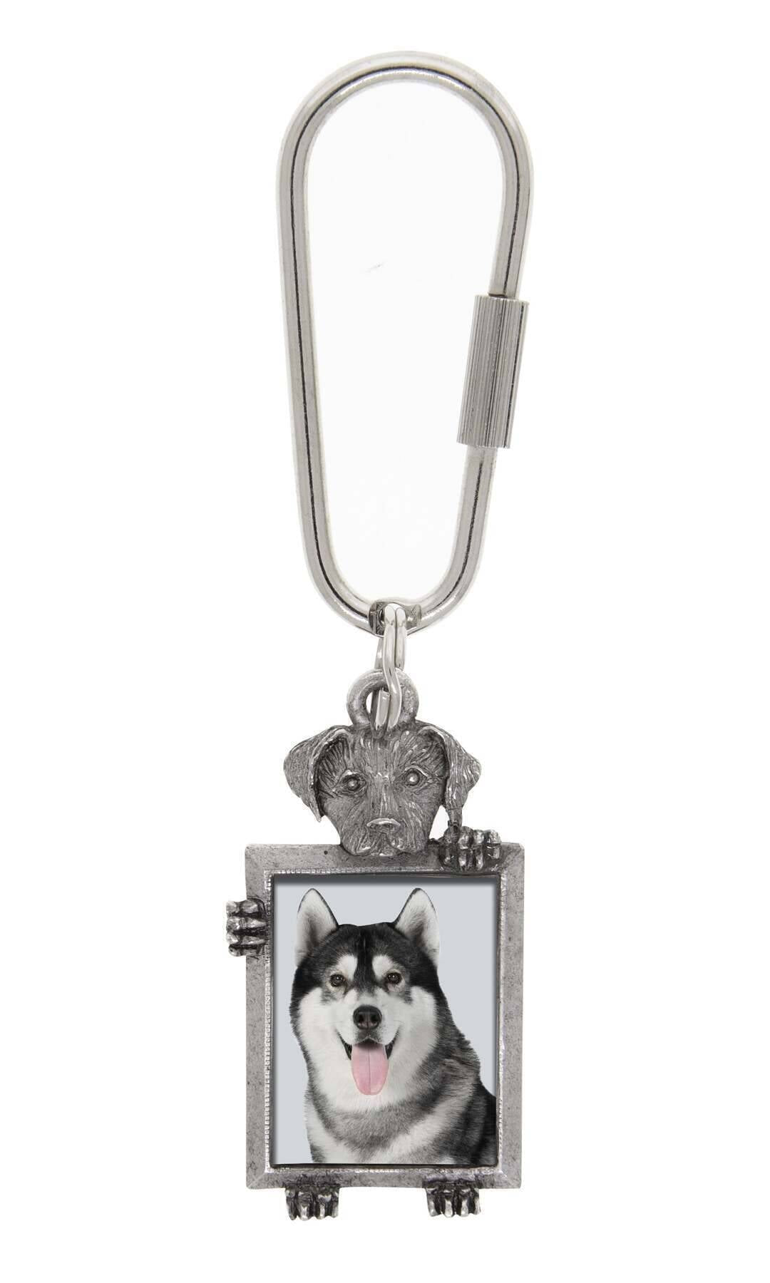 1928 Jewelry Dog Picture Carabiner Key Chain