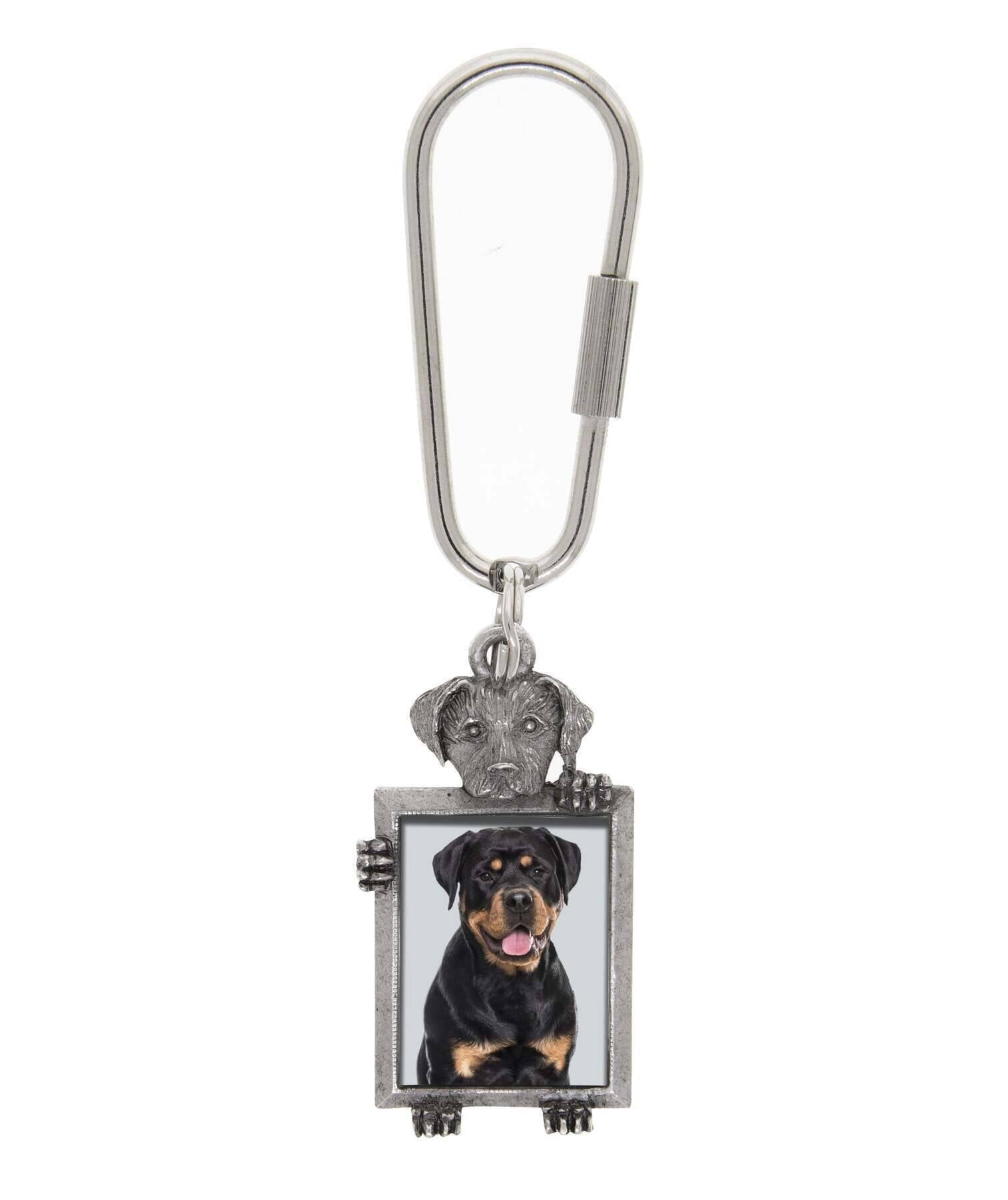 1928 Jewelry Dog Picture Carabiner Key Chain