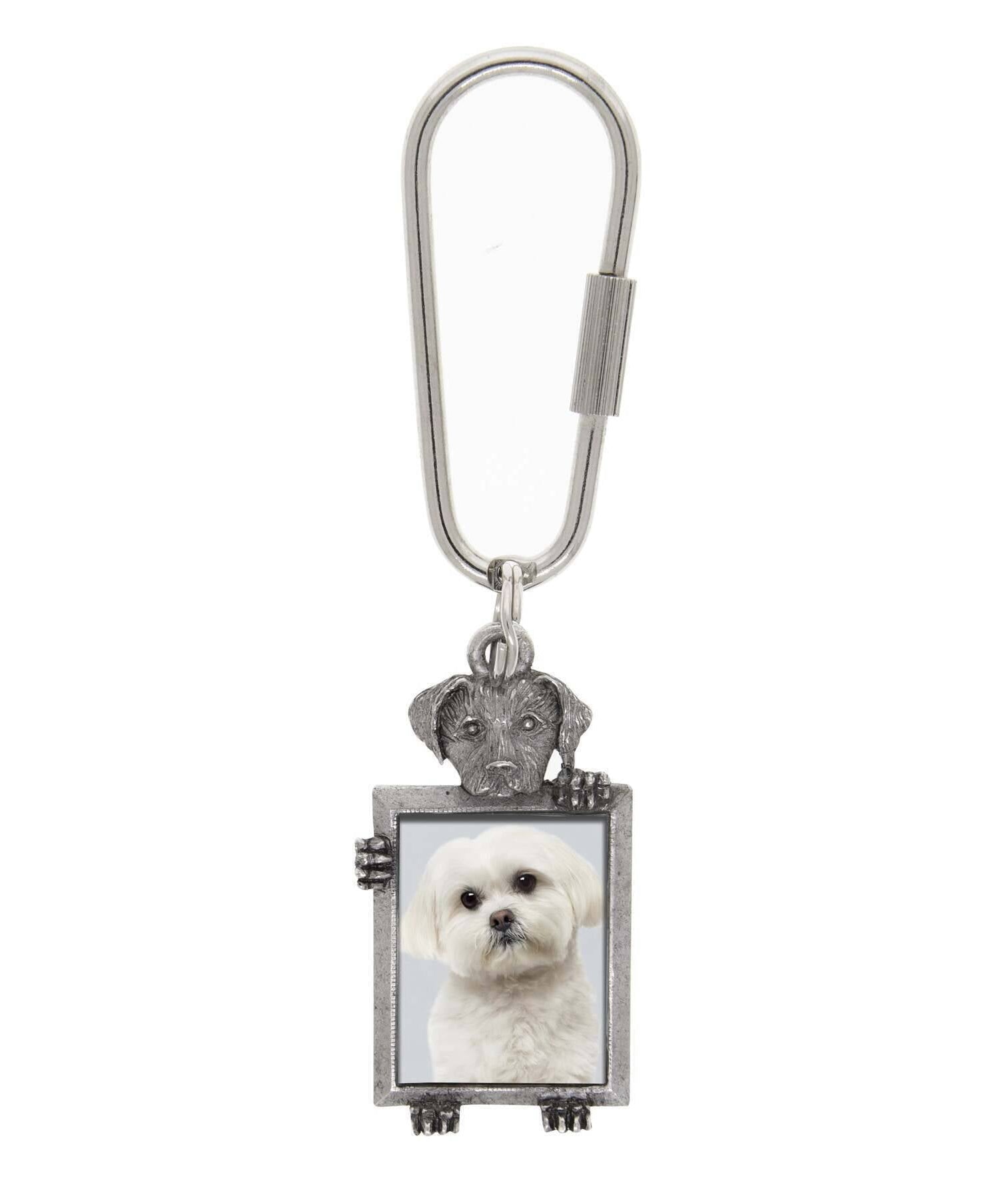 1928 Jewelry Dog Picture Carabiner Key Chain
