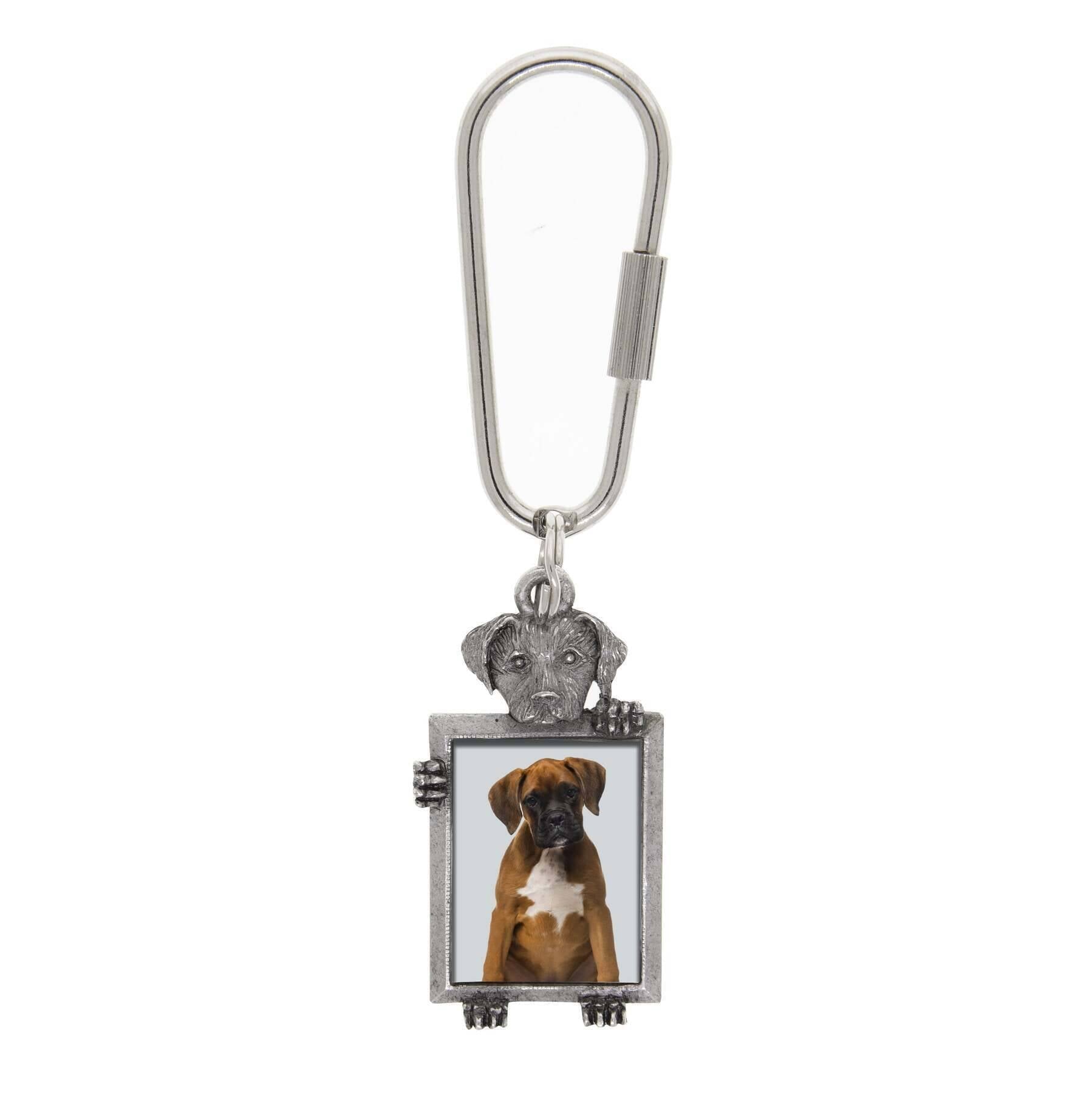 1928 Jewelry Dog Picture Carabiner Key Chain