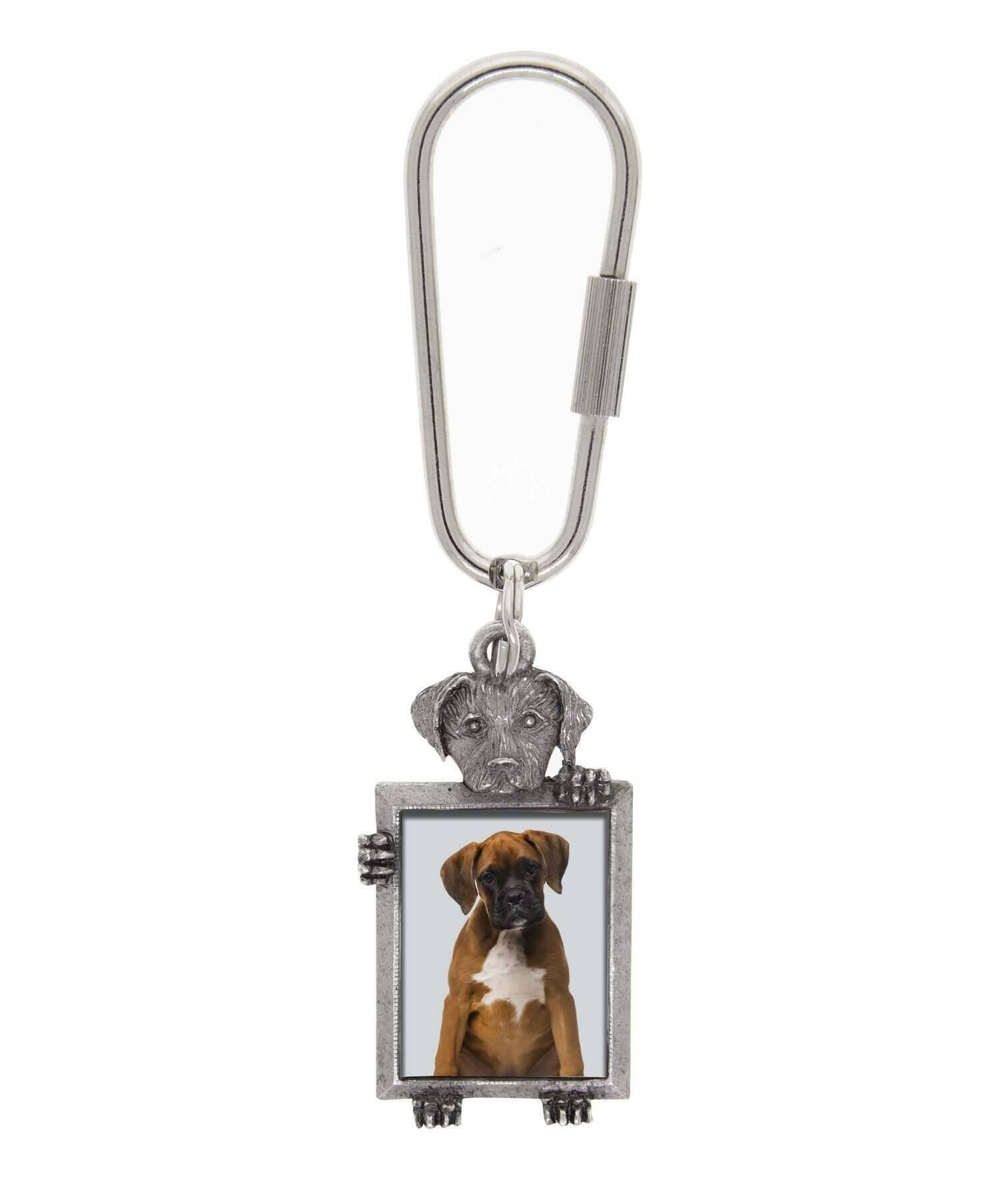 1928 Jewelry Dog Picture Carabiner Key Chain