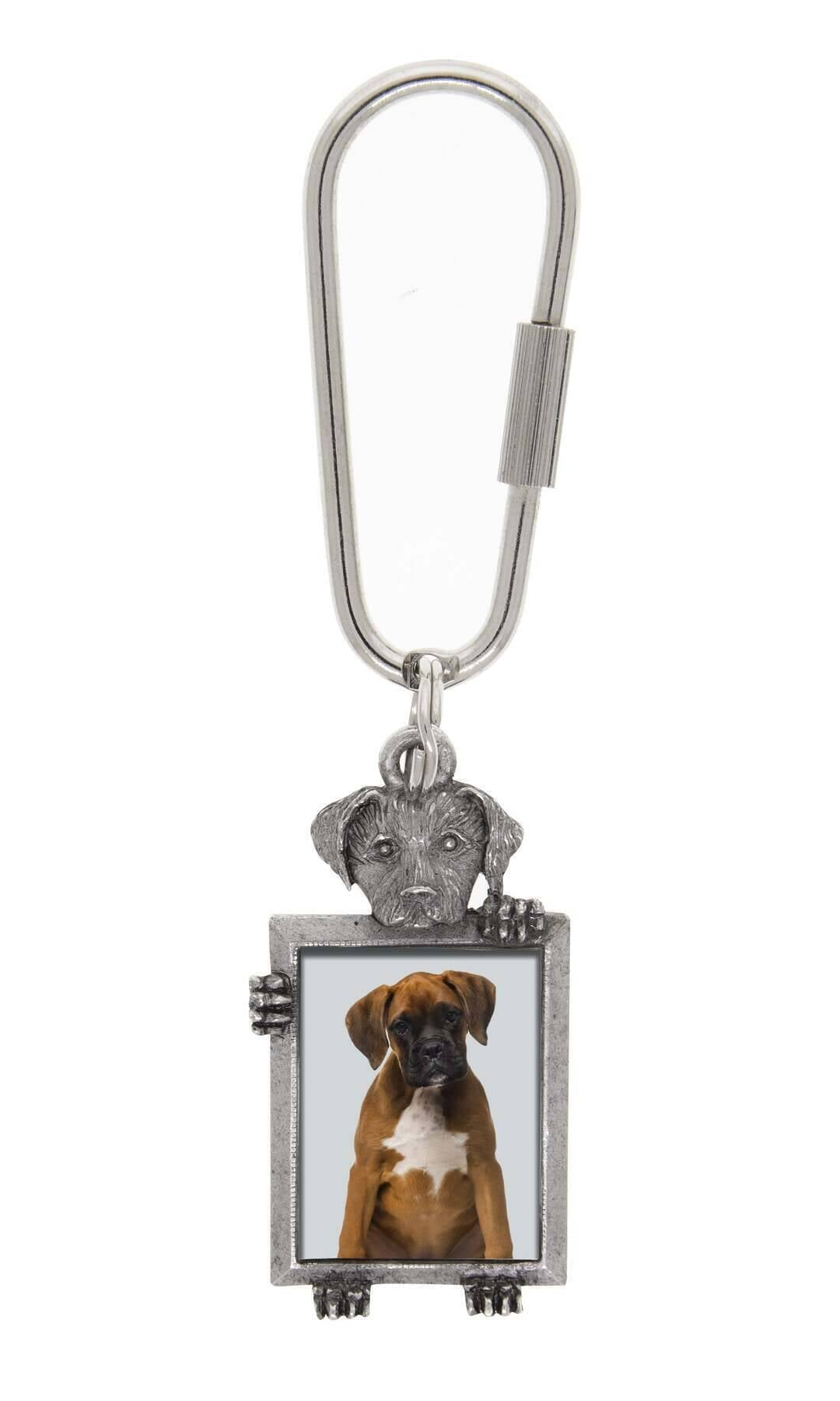 1928 Jewelry Dog Picture Carabiner Key Chain