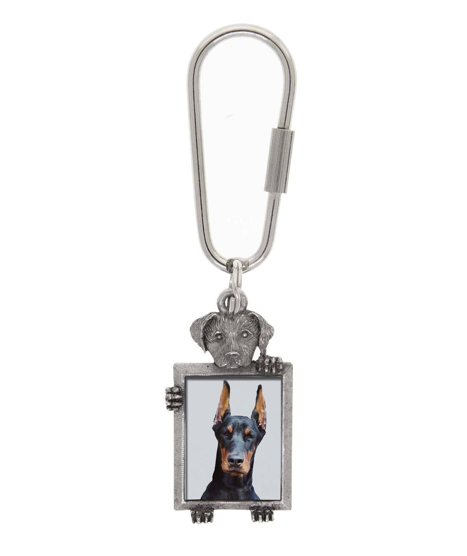 1928 Jewelry Dog Picture Carabiner Key Chain