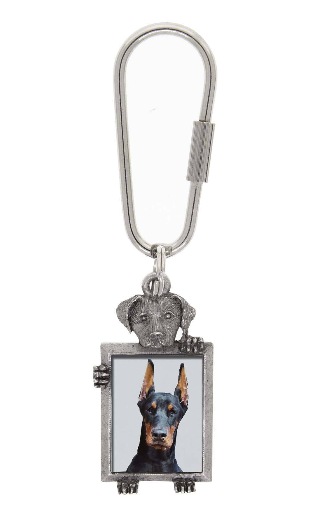1928 Jewelry Dog Picture Carabiner Key Chain