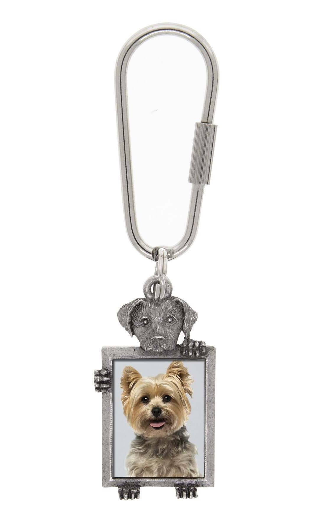 1928 Jewelry Dog Picture Carabiner Key Chain
