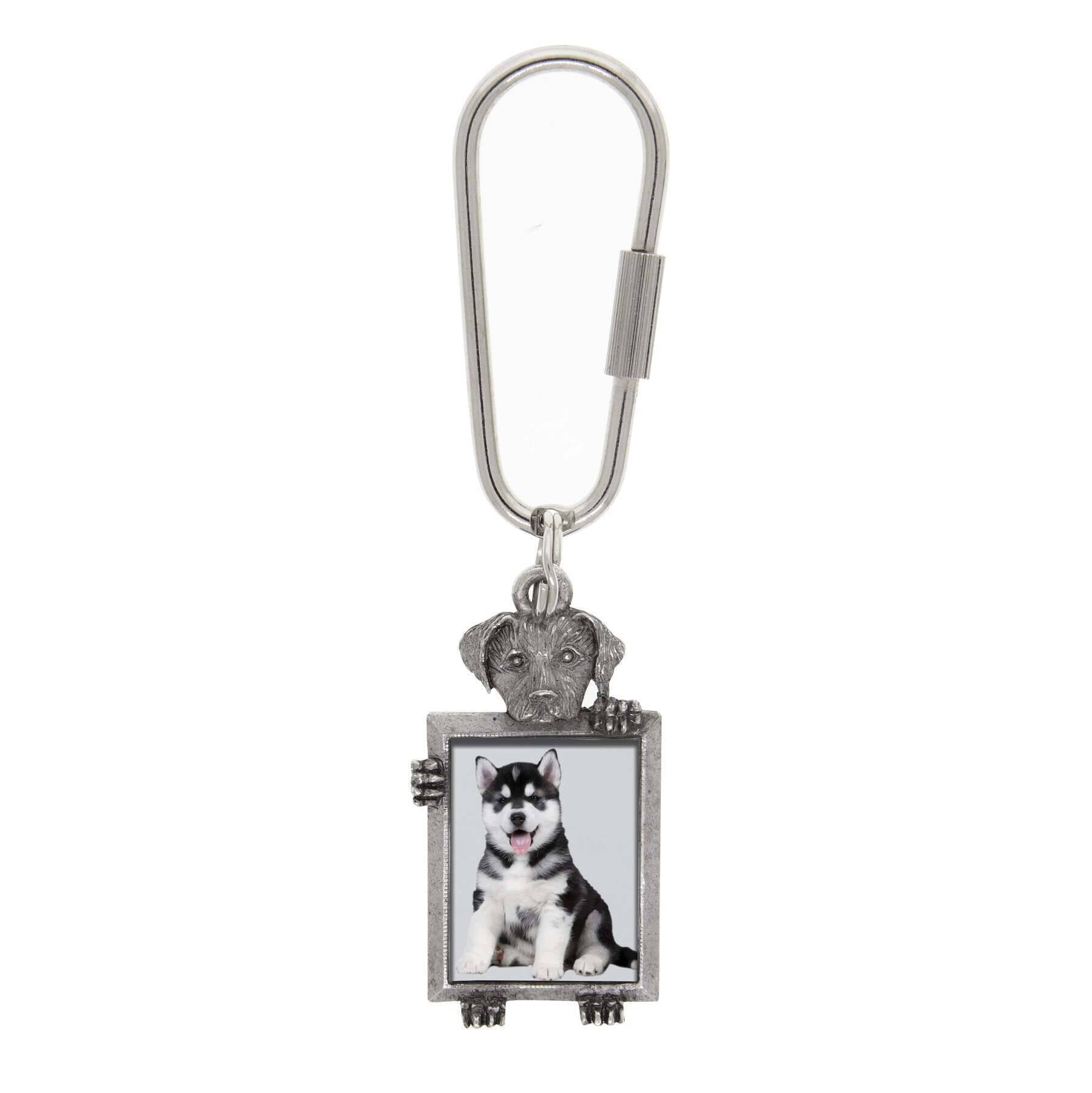 1928 Jewelry Dog Picture Carabiner Key Chain