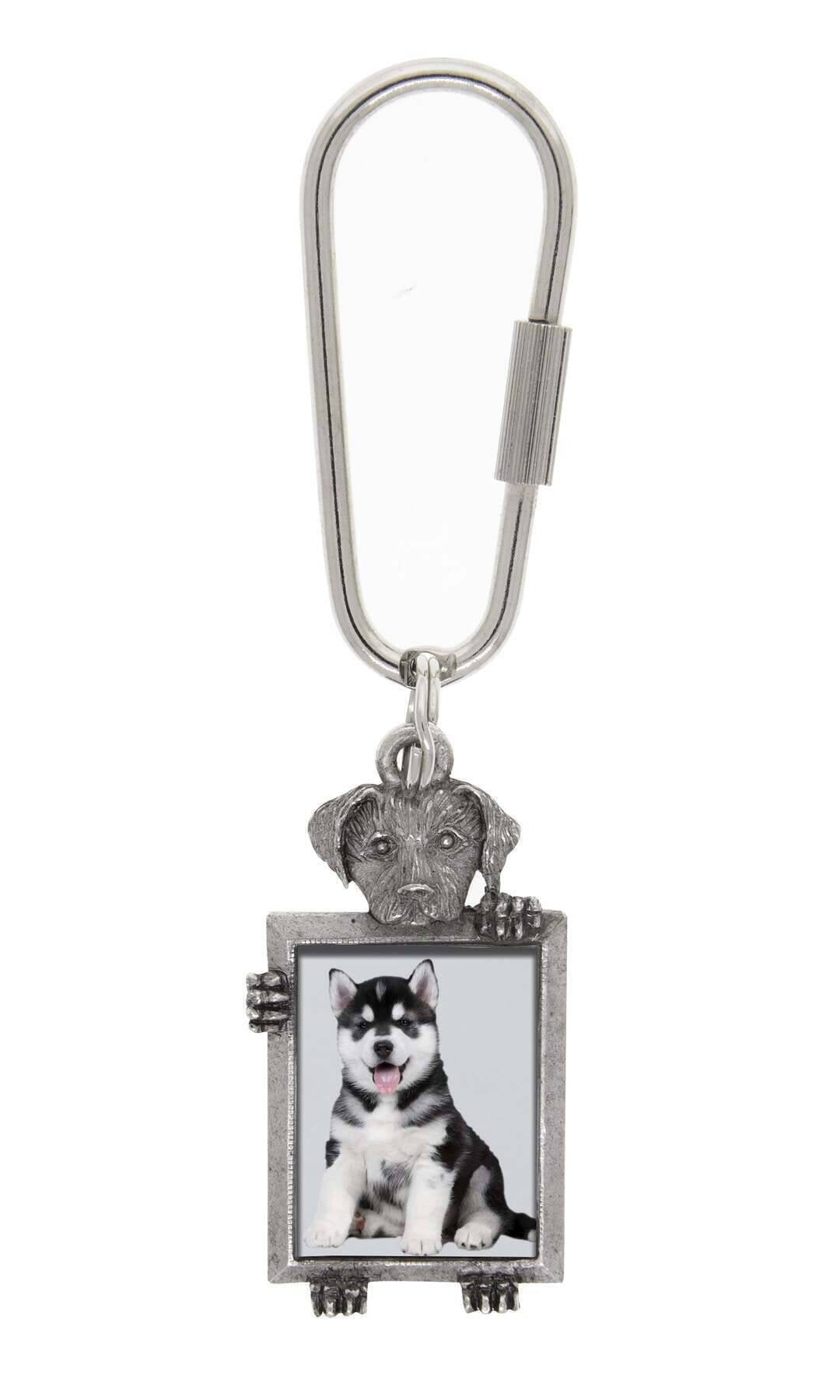 1928 Jewelry Dog Picture Carabiner Key Chain