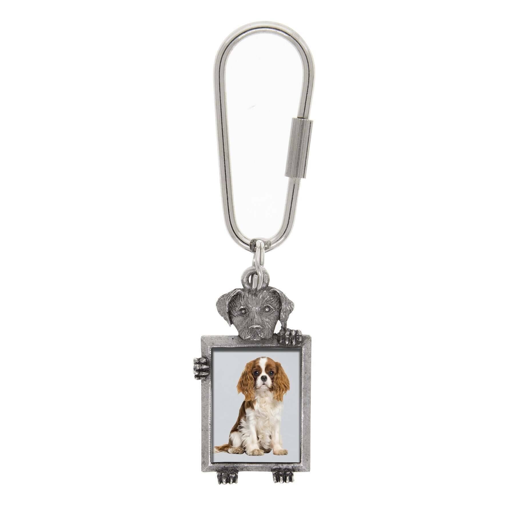 1928 Jewelry Dog Picture Carabiner Key Chain