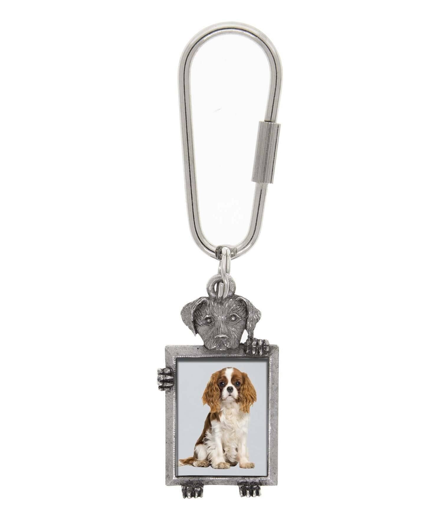 1928 Jewelry Dog Picture Carabiner Key Chain