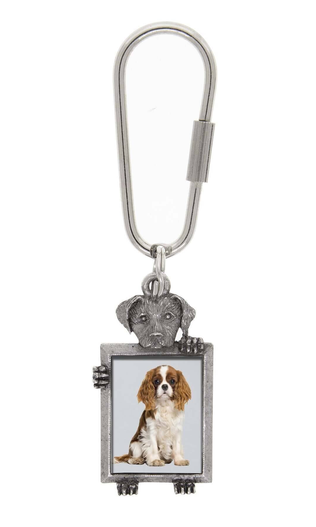 1928 Jewelry Dog Picture Carabiner Key Chain