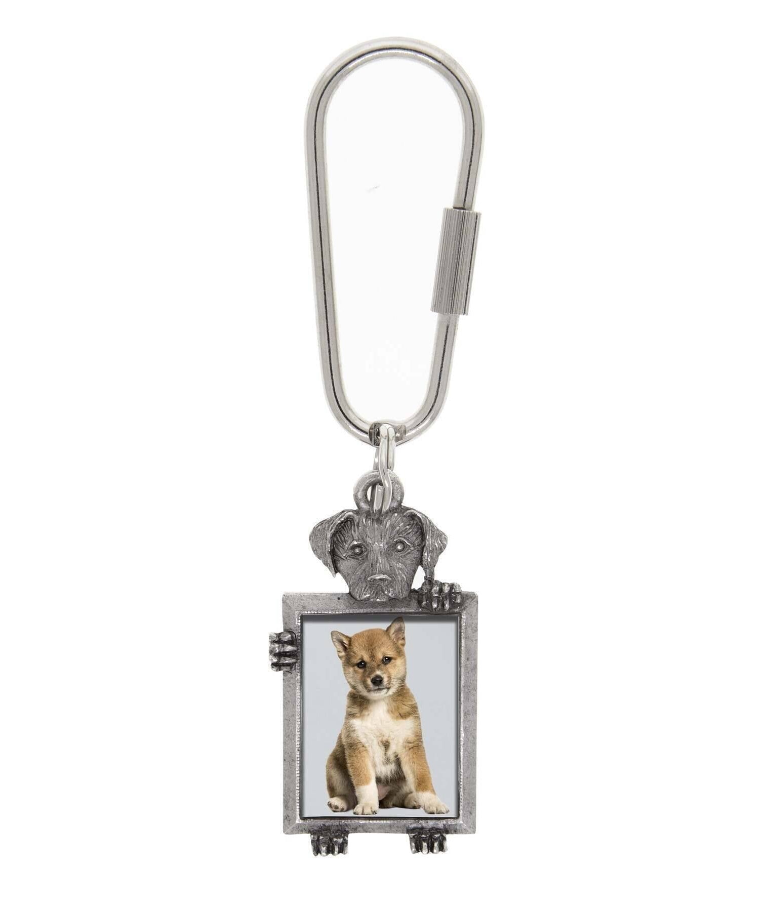 1928 Jewelry Dog Picture Carabiner Key Chain