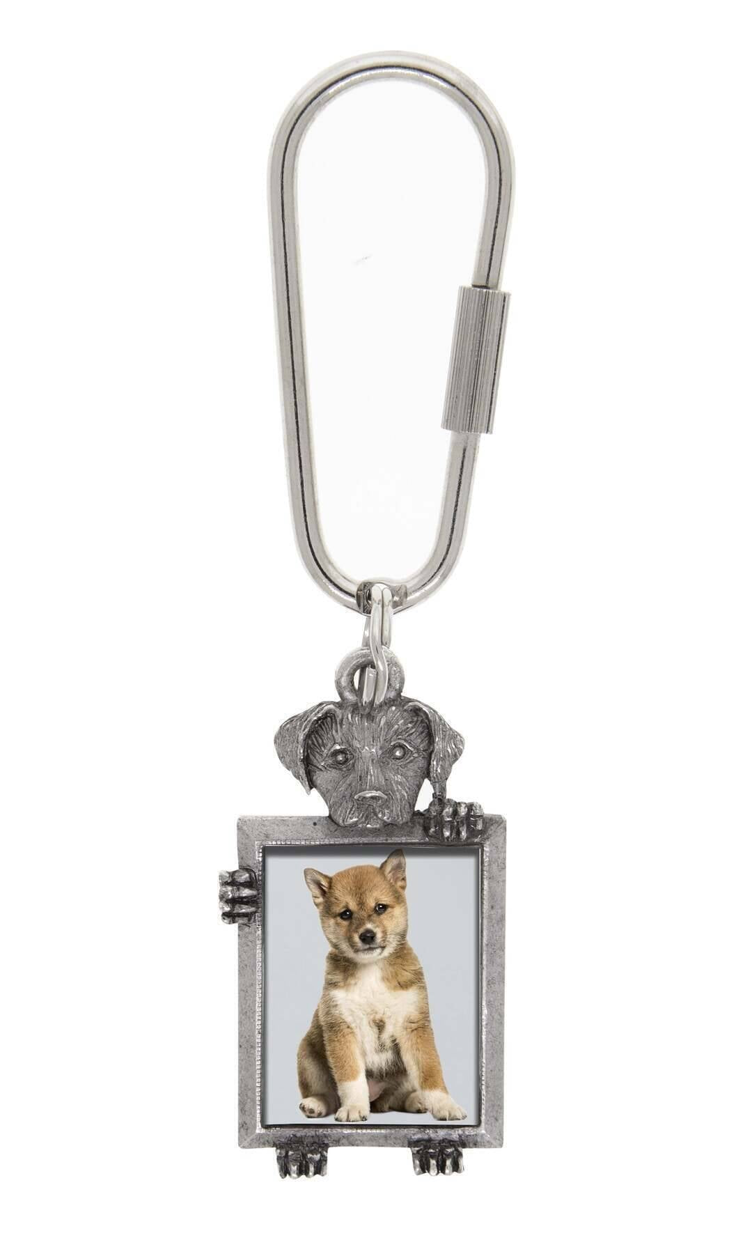 1928 Jewelry Dog Picture Carabiner Key Chain