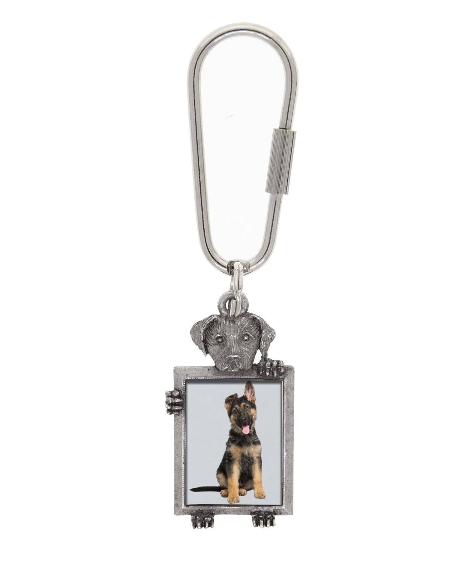 1928 Jewelry Dog Picture Carabiner Key Chain