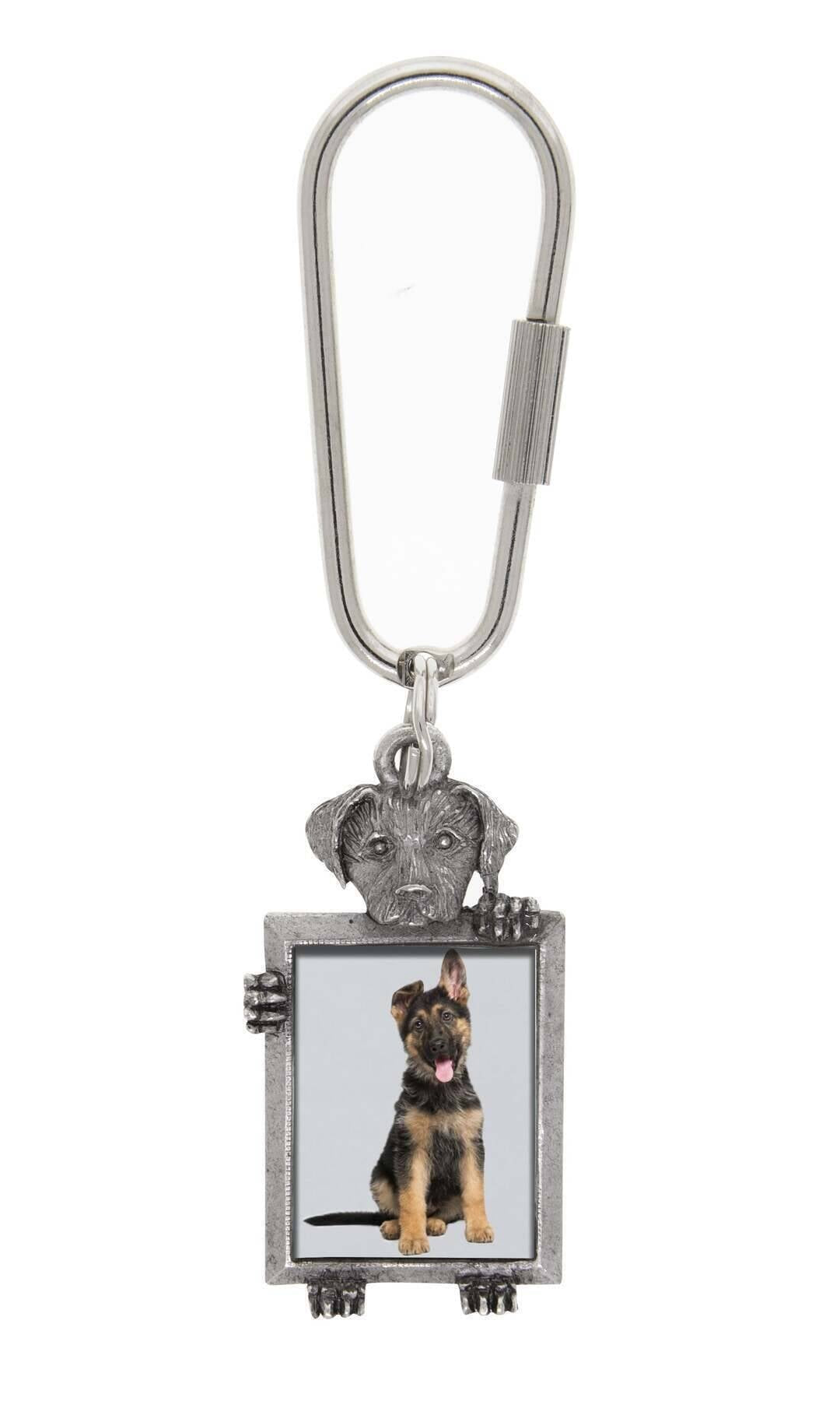 1928 Jewelry Dog Picture Carabiner Key Chain
