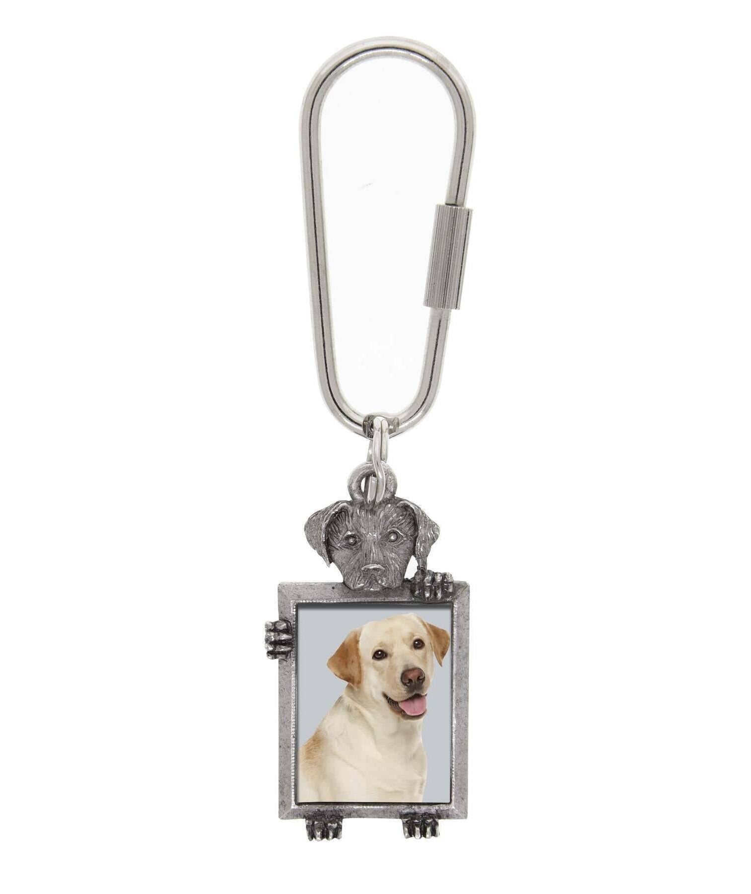 1928 Jewelry Dog Picture Carabiner Key Chain