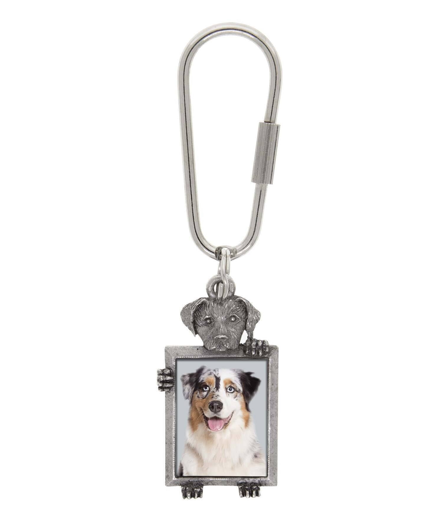 1928 Jewelry Dog Picture Carabiner Key Chain