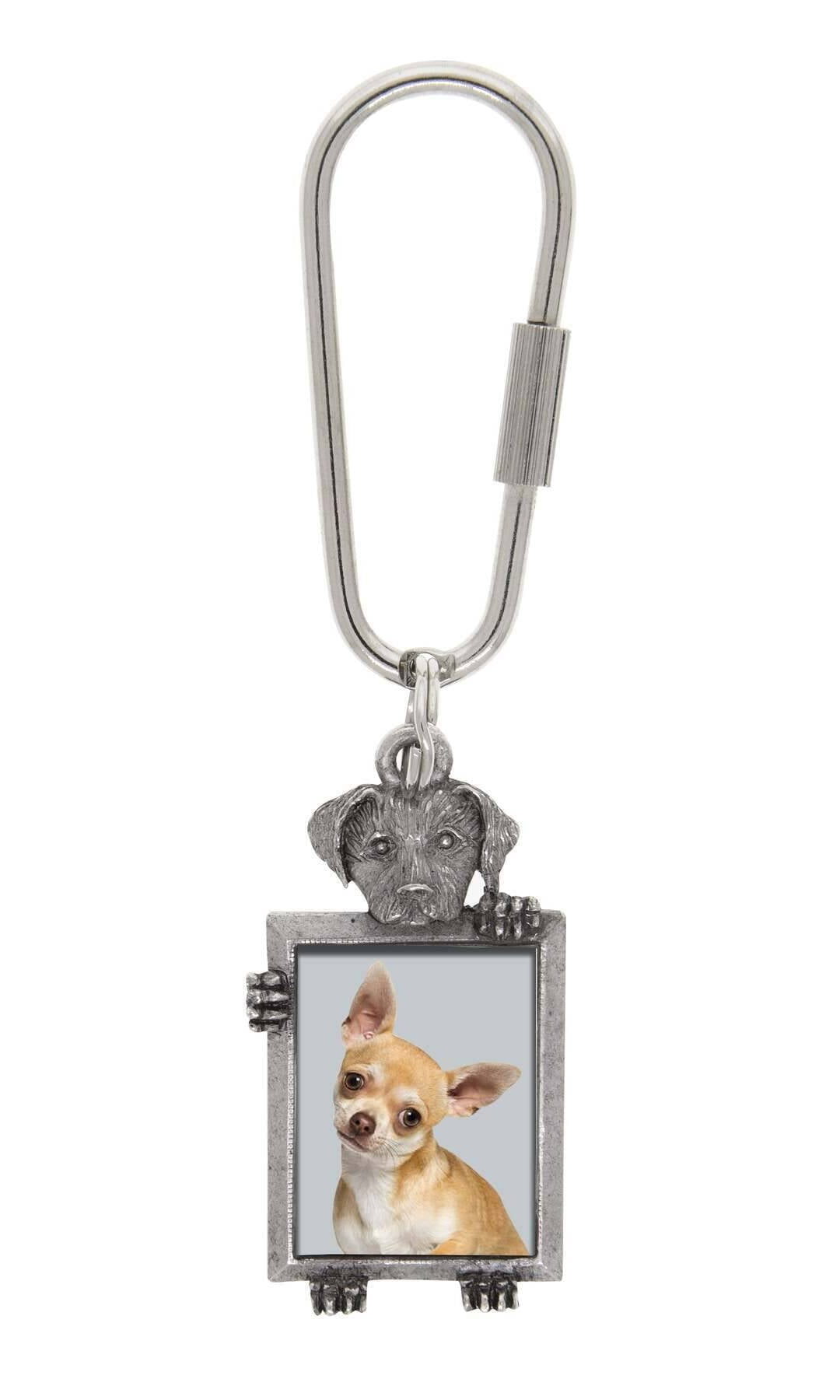 1928 Jewelry Dog Picture Carabiner Key Chain