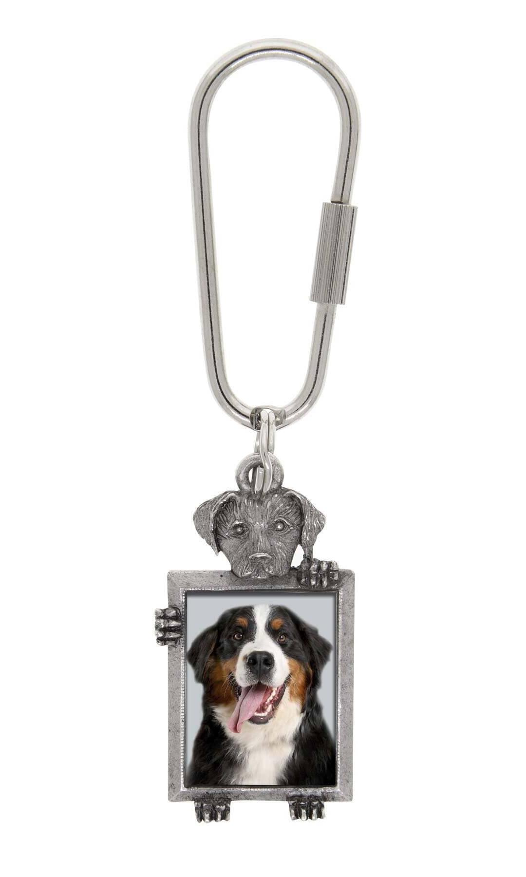 1928 Jewelry Dog Picture Carabiner Key Chain