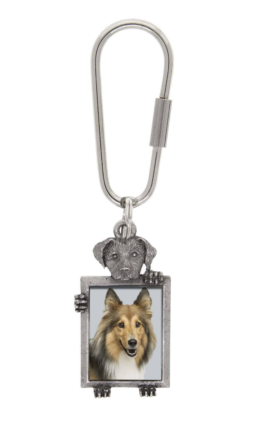 1928 Jewelry Dog Picture Carabiner Key Chain