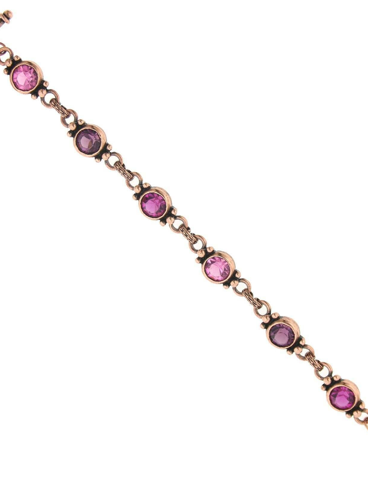 1928 Jewelry Classic Round Crystal Link Toggle Bracelet