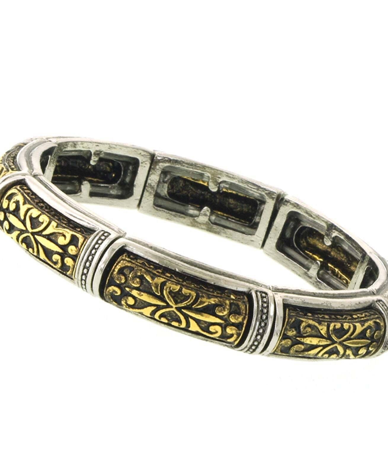 1928 Jewelry Venus Brass Stretch Bracelet