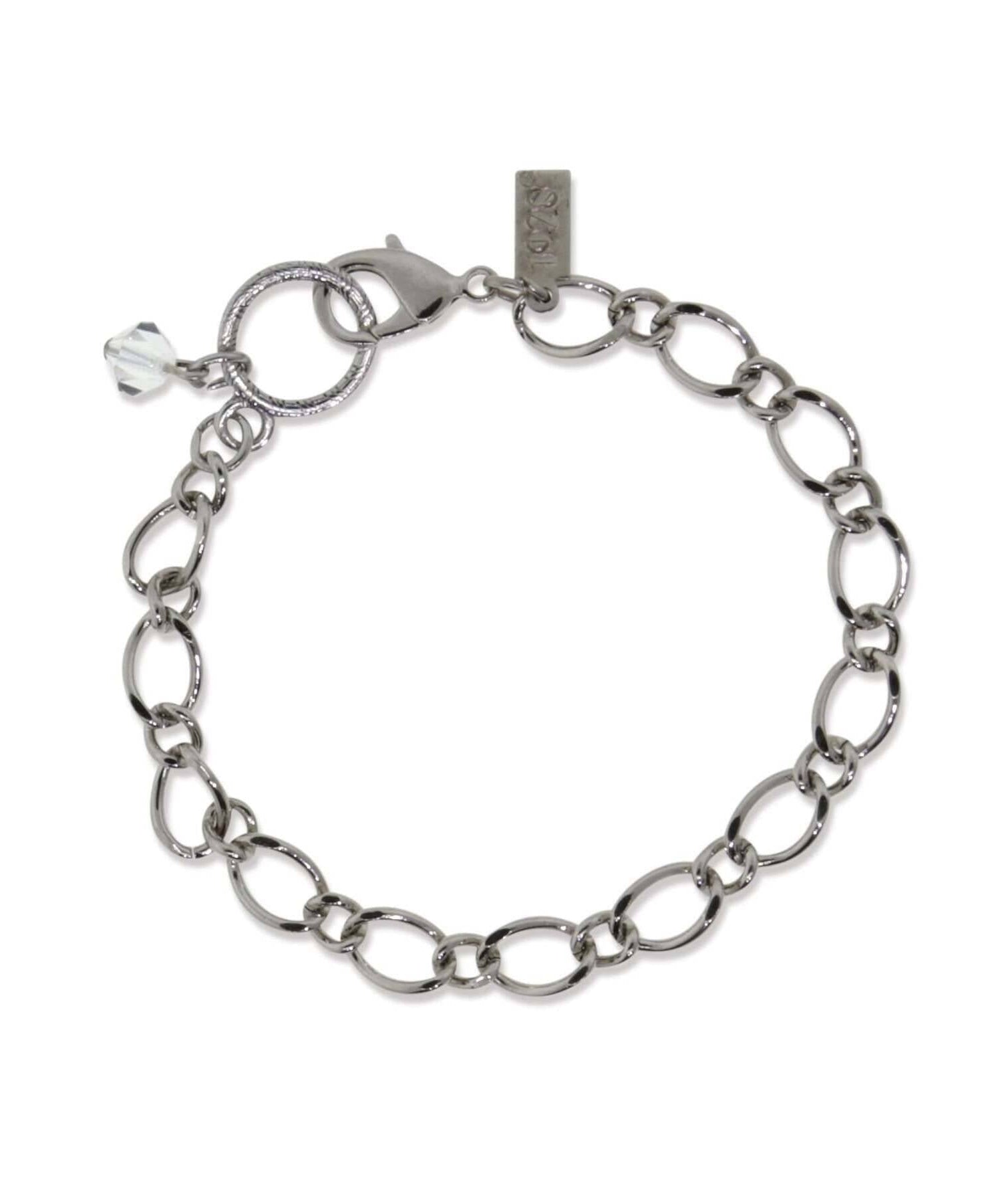 1928 Jewelry Austrian Crystal Classic Link Charm Holder Bracelet