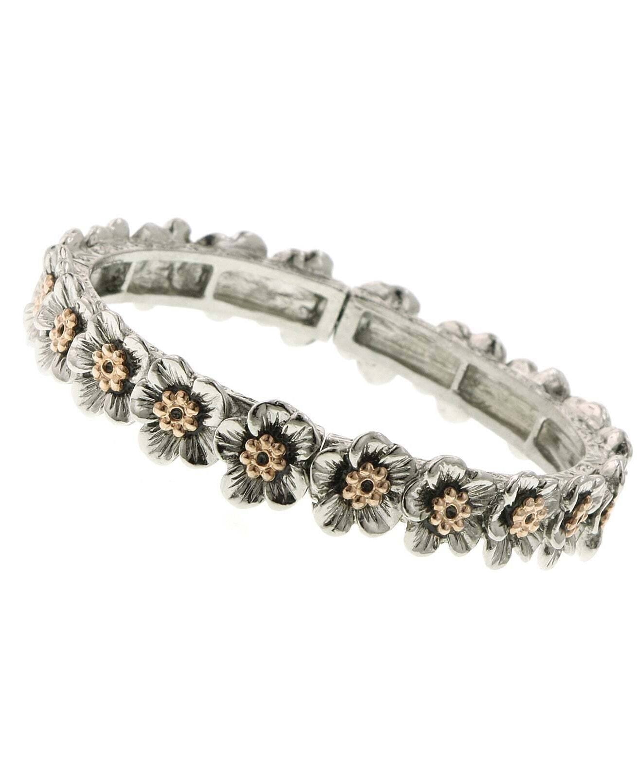 2028 Jewelry Rose Flower Stretch Bracelet