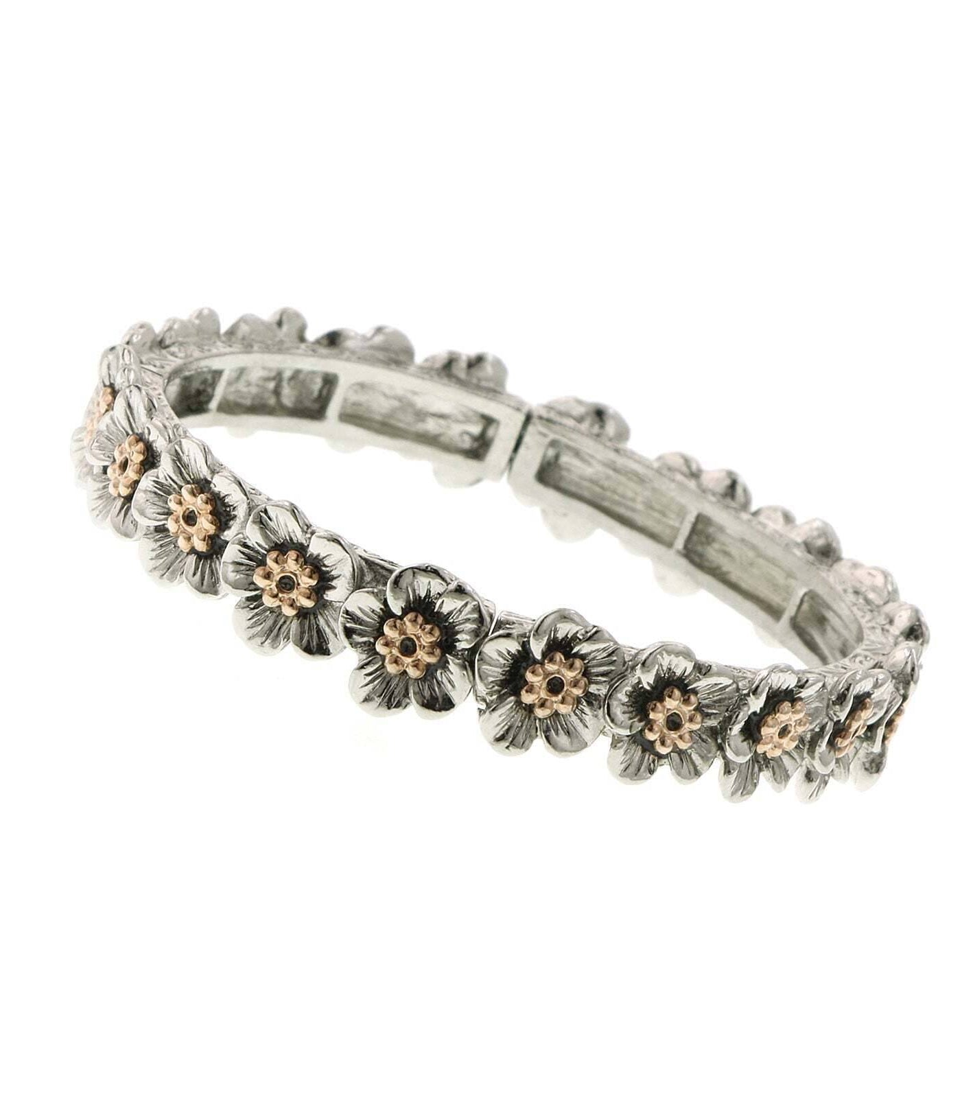 2028 Jewelry Rose Flower Stretch Bracelet