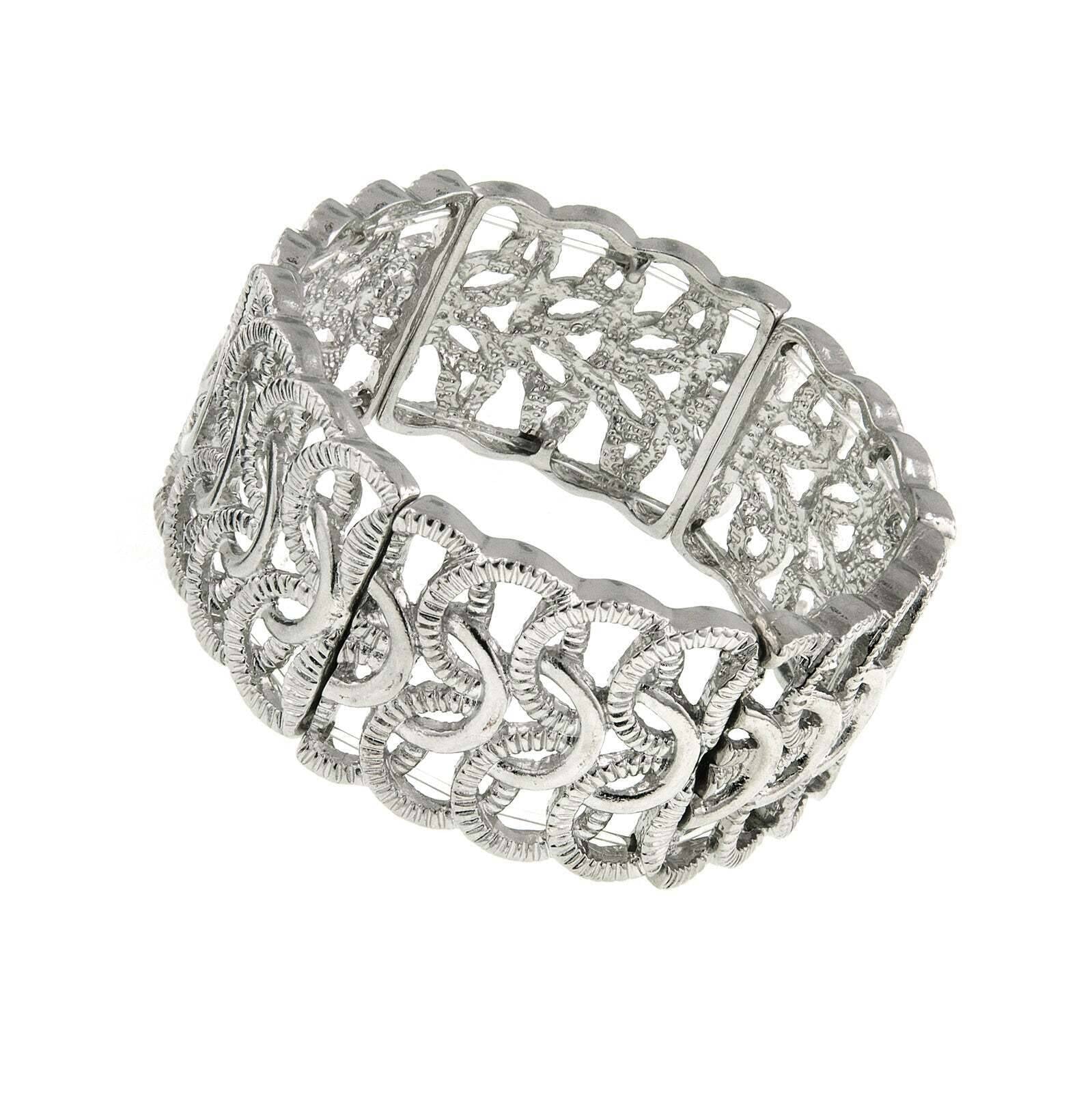 1928 Jewelry Woven Loop Stretch Bracelet