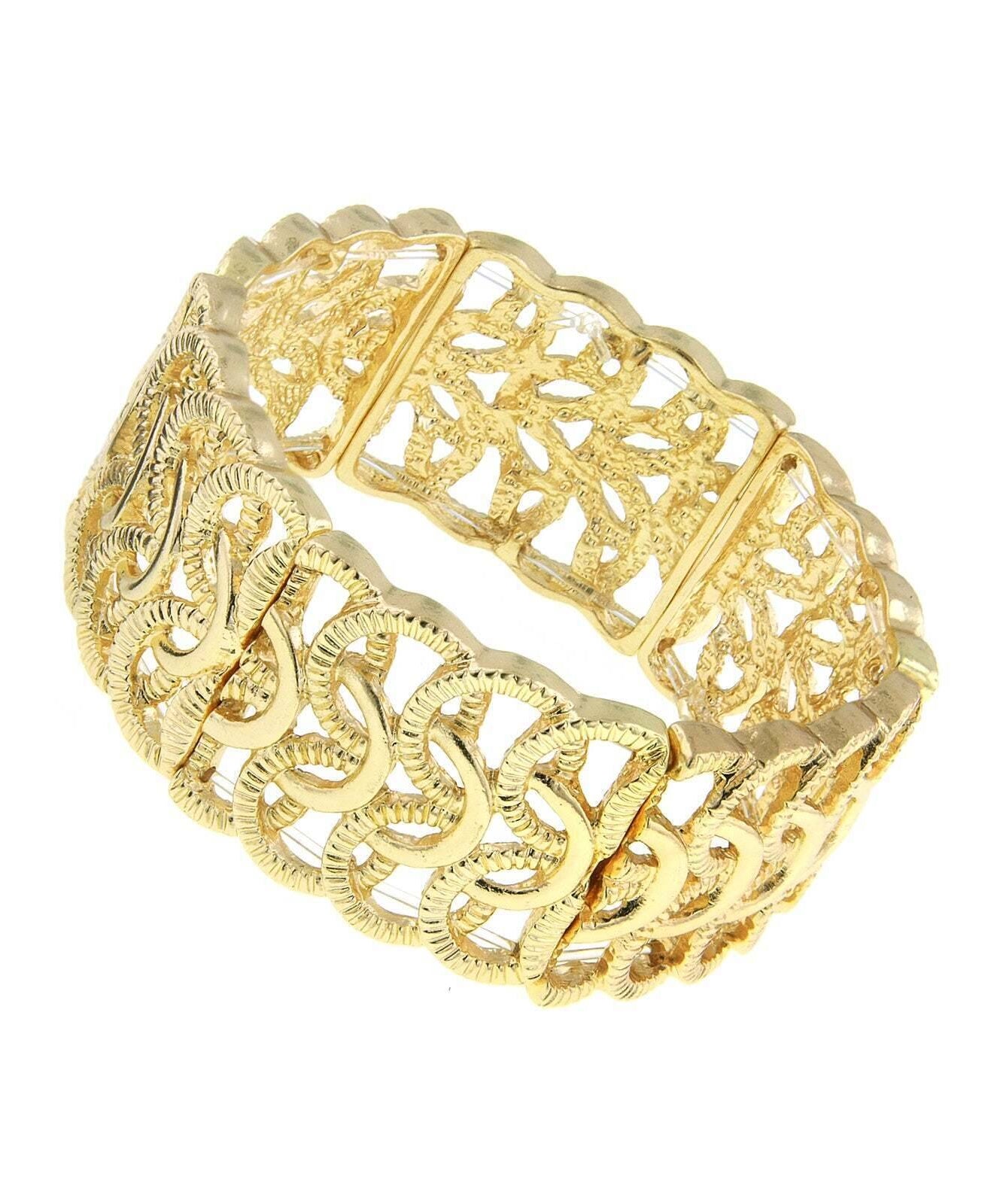 2028 Jewelry Woven Loop Stretch Bracelet