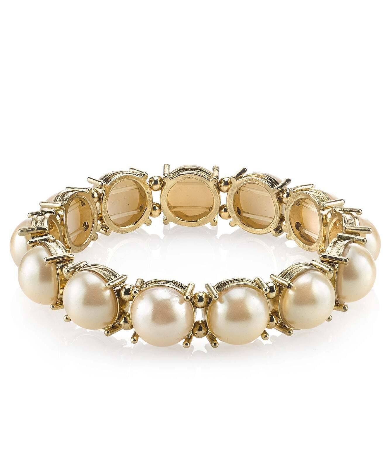 1928 Jewelry Classic Faux Pearl Stretch Bracelet