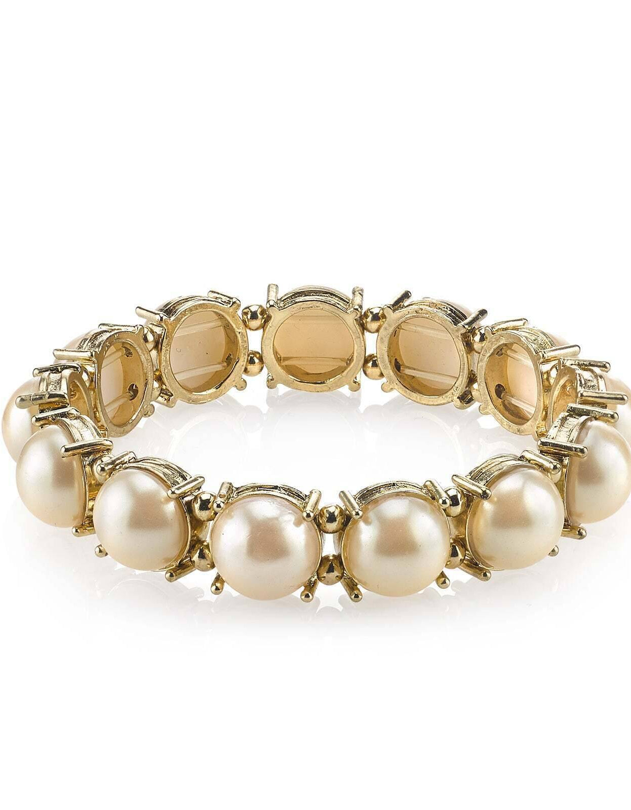 1928 Jewelry Classic Faux Pearl Stretch Bracelet