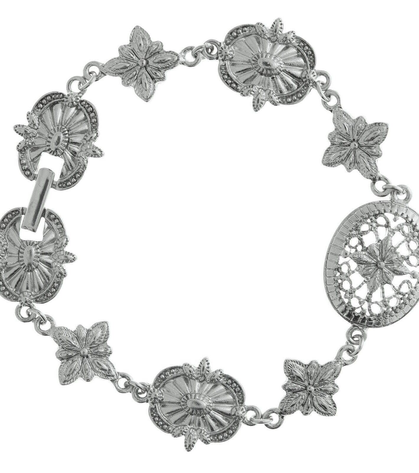 1928 Jewelry Tailored Starburst Link Bracelet