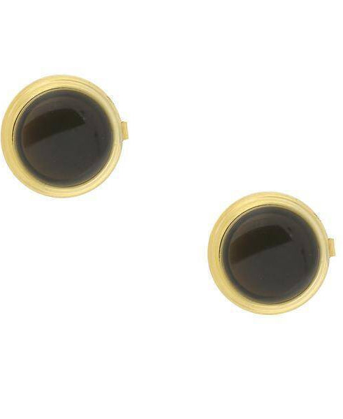 1928 Jewelry CUFF IT!¨ Cufflinks Blue Enamel Transparency Button Cover