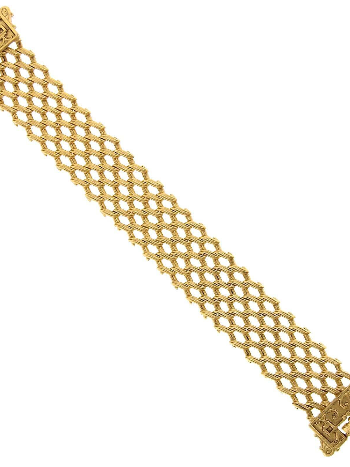 Antiquities Couture Gold Collectanea Interlaced Link Chain Bracelet