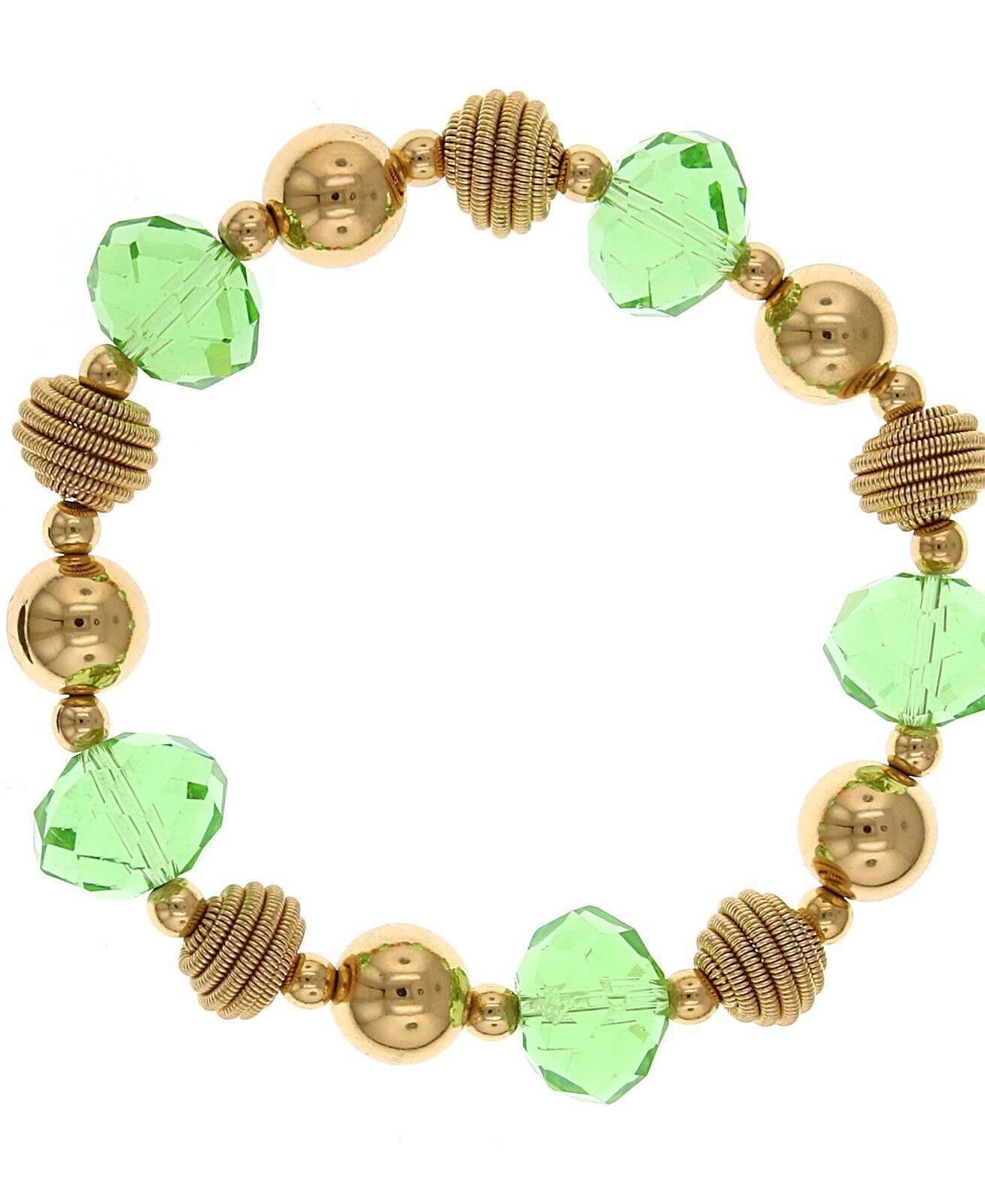 2028 Jewelry Glistening Crystal Mirage Multi Beaded Stretch Bracelet