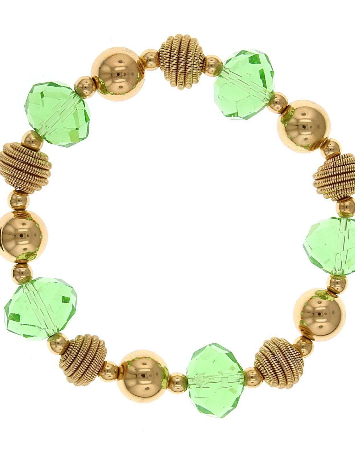 2028 Jewelry Glistening Crystal Mirage Multi Beaded Stretch Bracelet