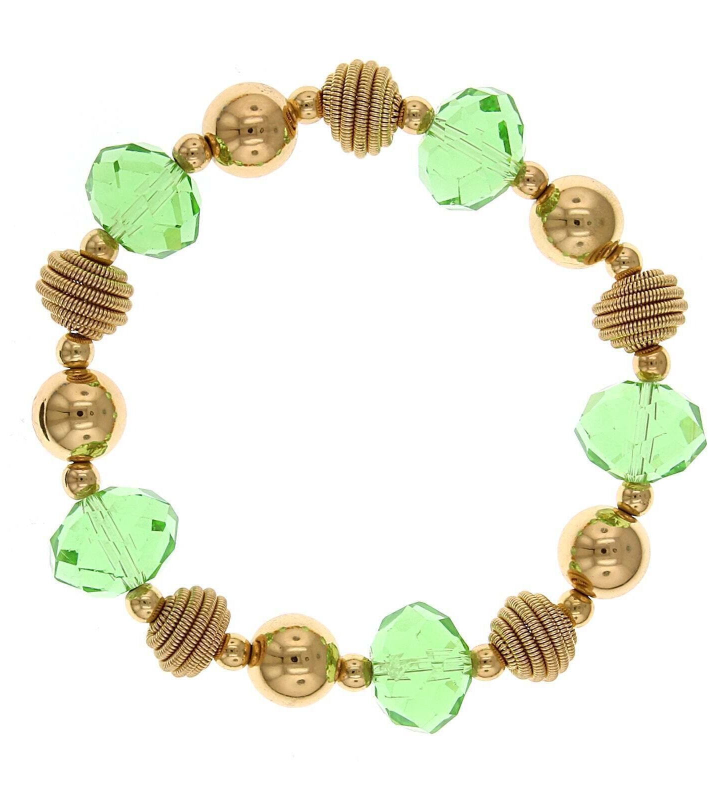 2028 Jewelry Glistening Crystal Mirage Multi Beaded Stretch Bracelet