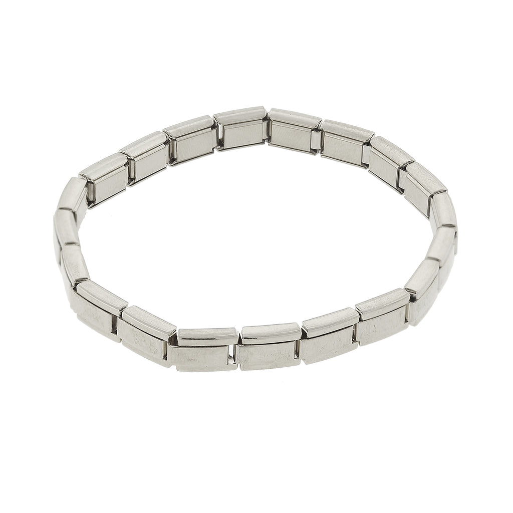 Classic Polished Stainless Steel Stretch Bracelet