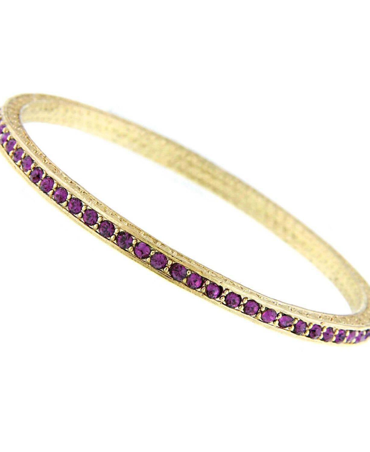 1928 Jewelry Amethyst Purple Crystal Bangle Bracelet