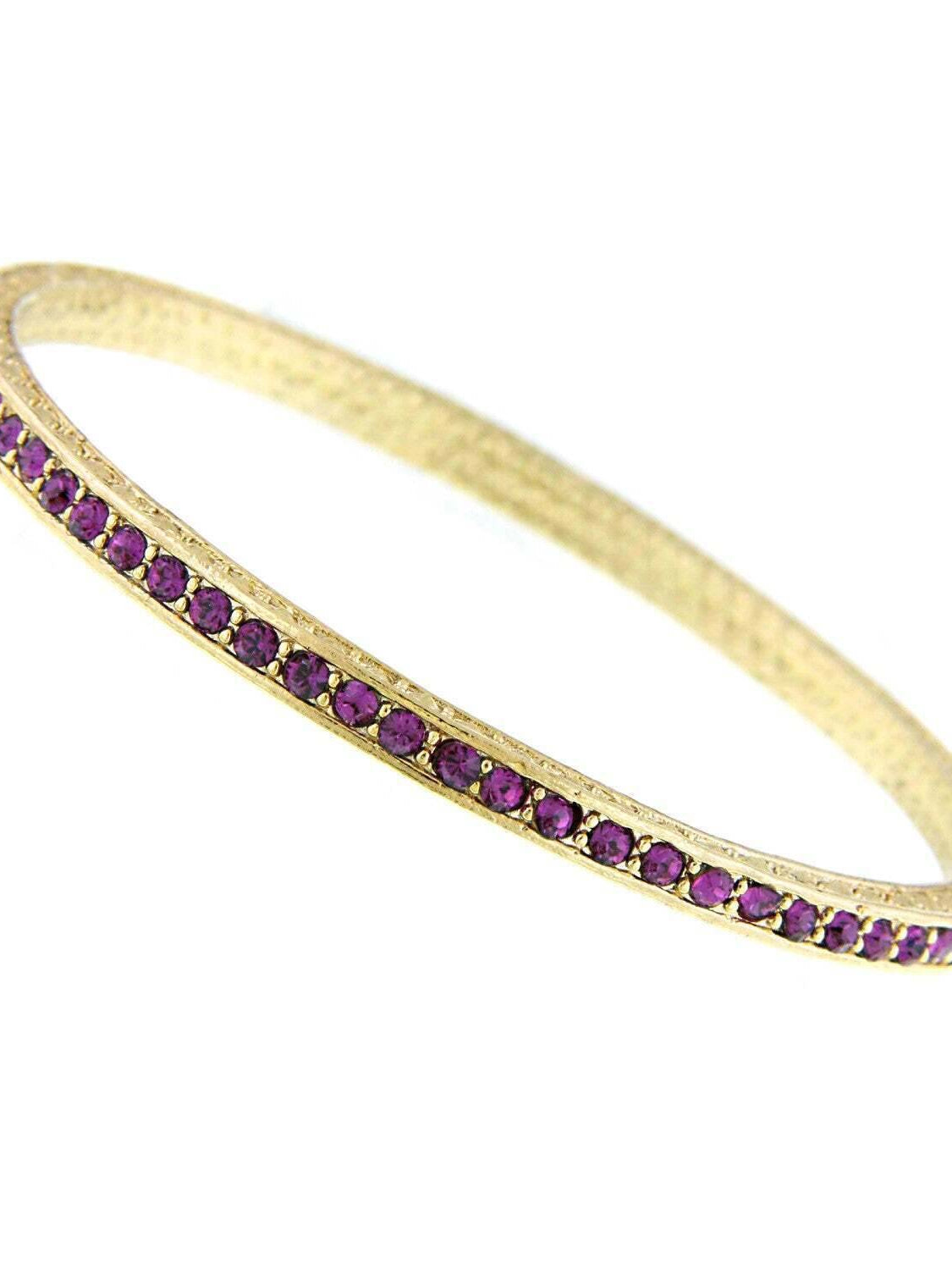 1928 Jewelry Amethyst Purple Crystal Bangle Bracelet