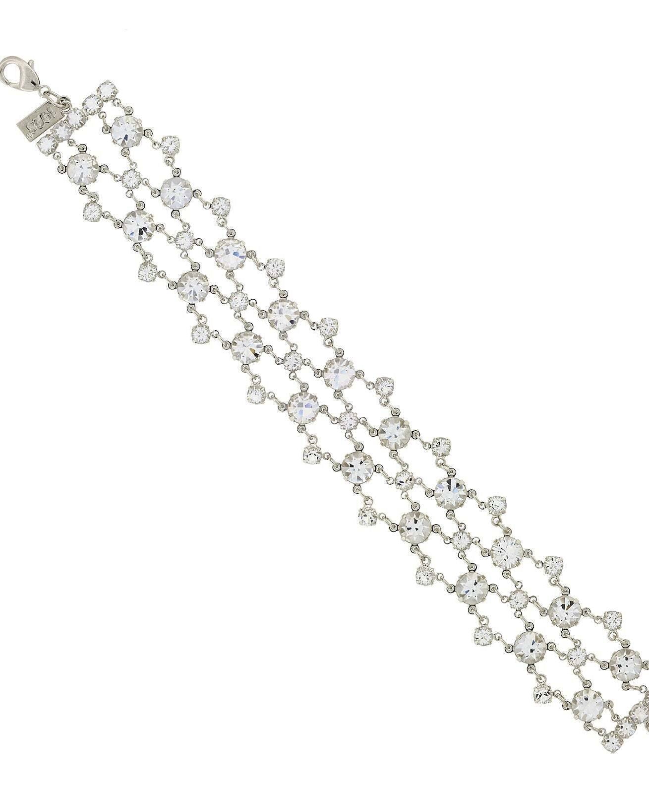 1928 Bridal Genuine Austrian Crystal Bracelet