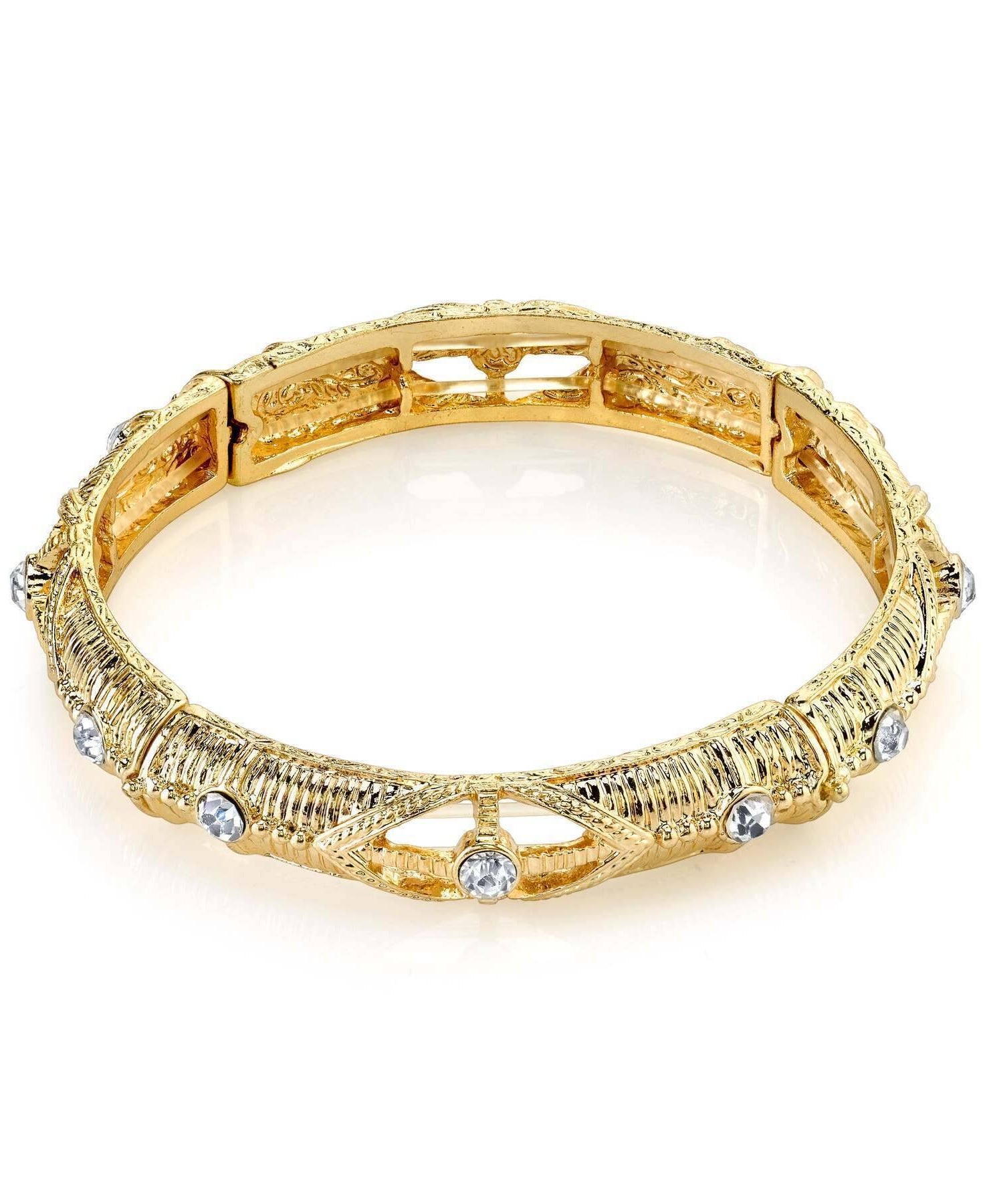2028 Jewelry Classy Crystal Stretch Bracelet