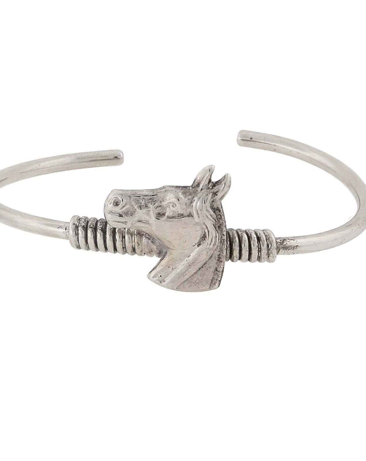 1928 Jewelry Horse Spring Hinge Bracelet