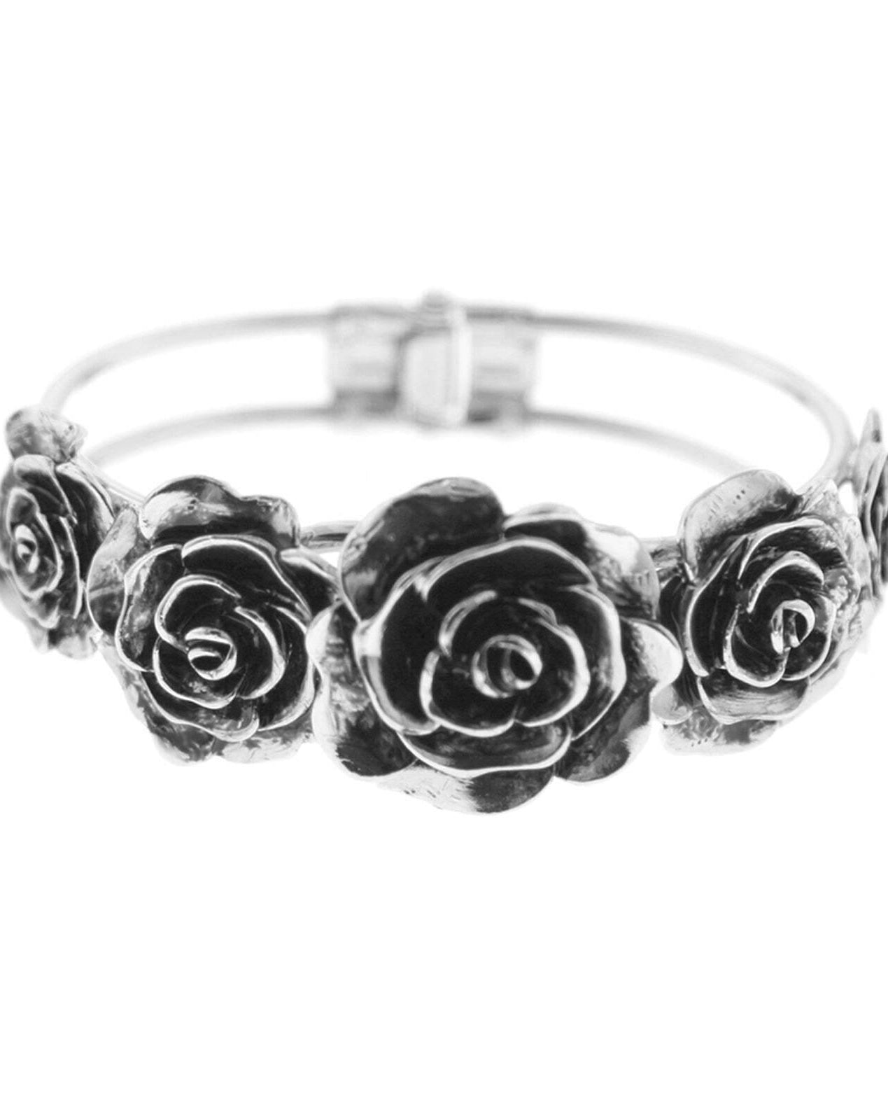 2028 Jewelry Flower Cuff Bracelet