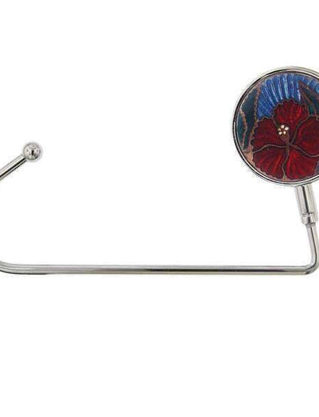 1928 Jewelry Red Flower Decal Purse Holder