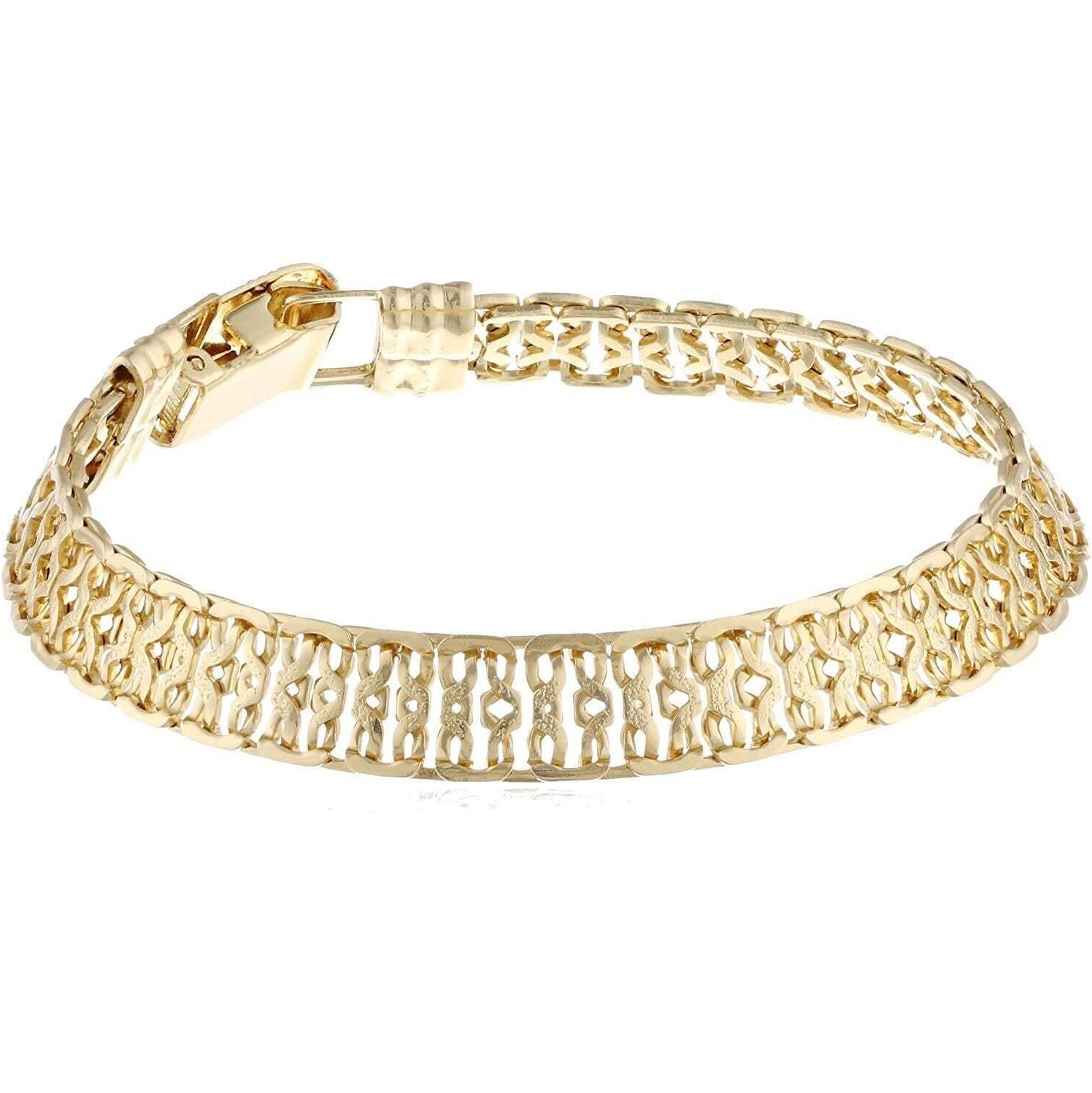 1928 Jewelry Gold Retro Regal Chain Bracelet