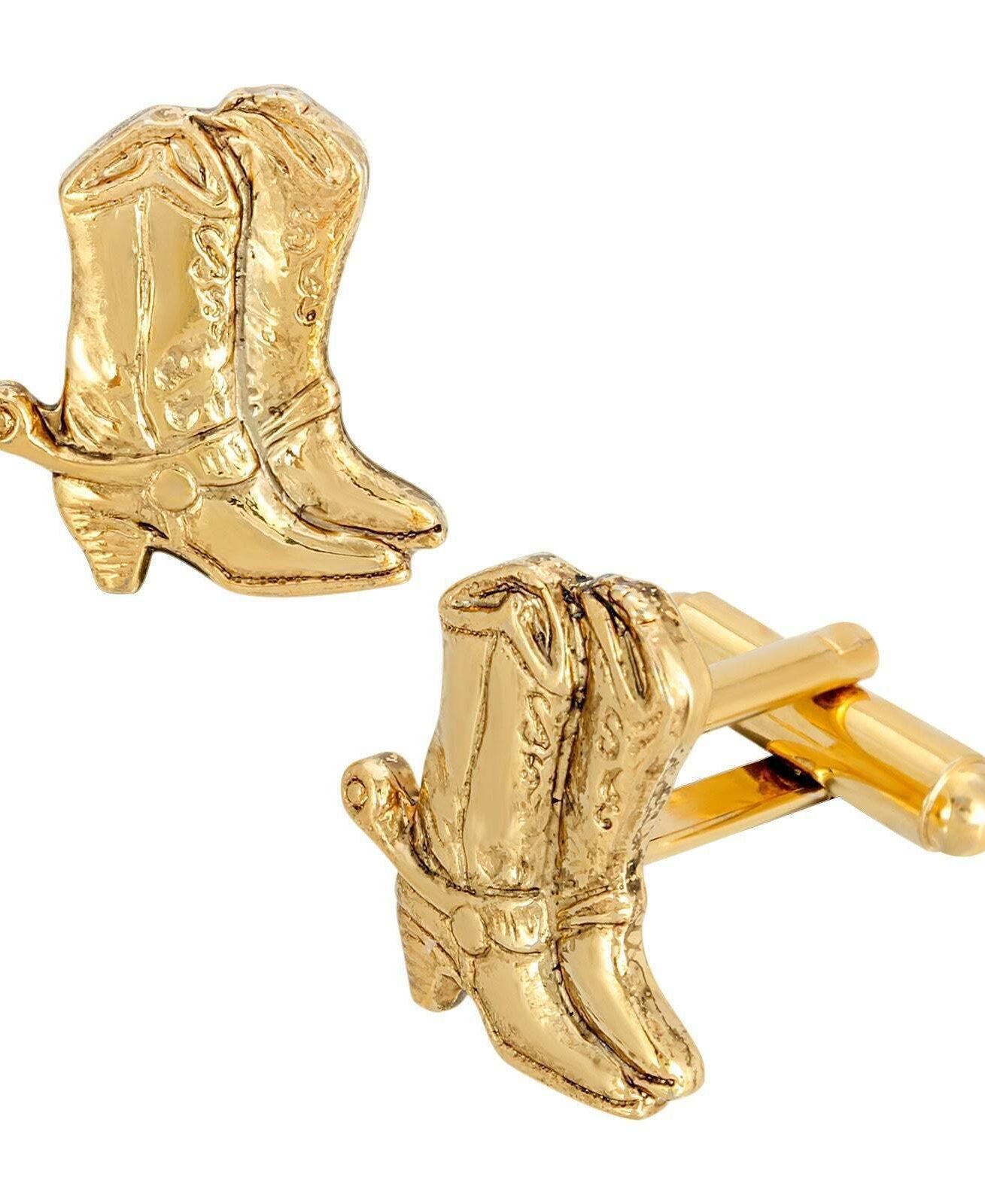 1928 Jewelry Old West Cowboy Boots Cufflinks
