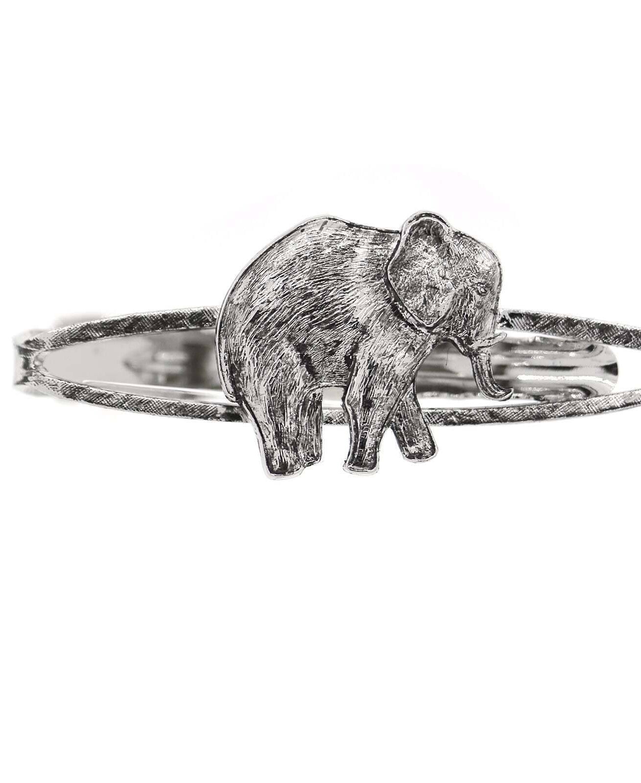 1928 Jewelry Elephant Tie Bar Clip