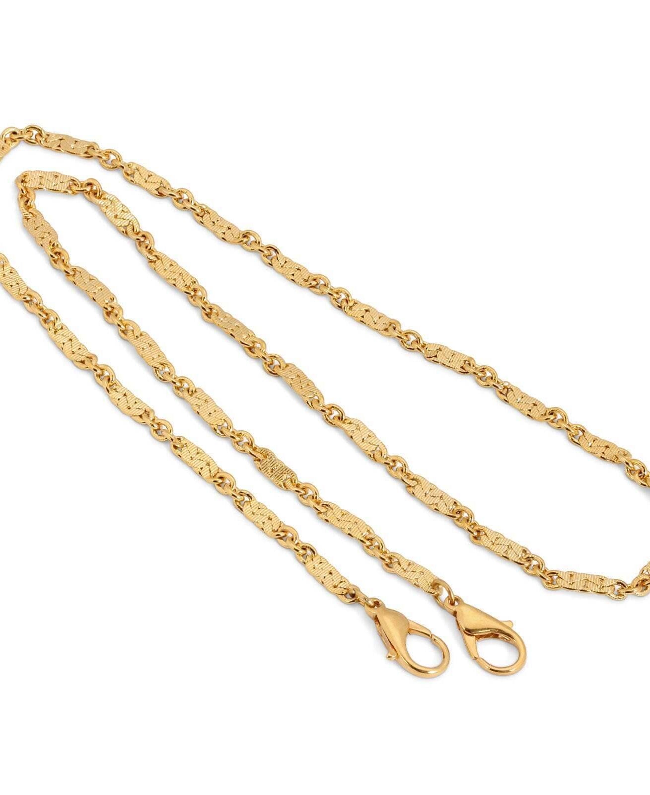 1928 Jewelry Linked Chain Mask Holder 22 Inch